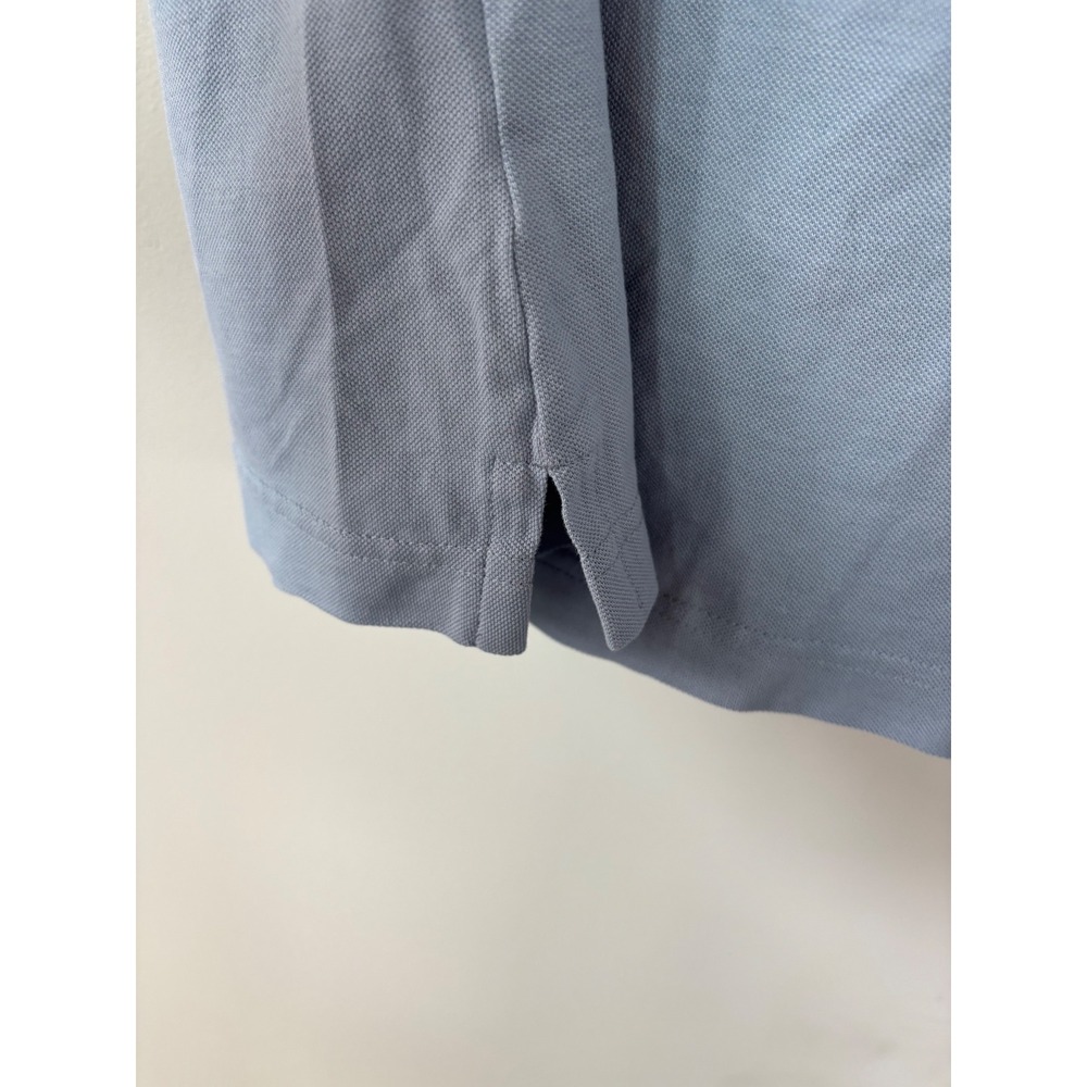 Private White V.C. Mens Light Blue Pique Cotton Polo Shirt Made in England Sz 4 - Picture 7 of 11